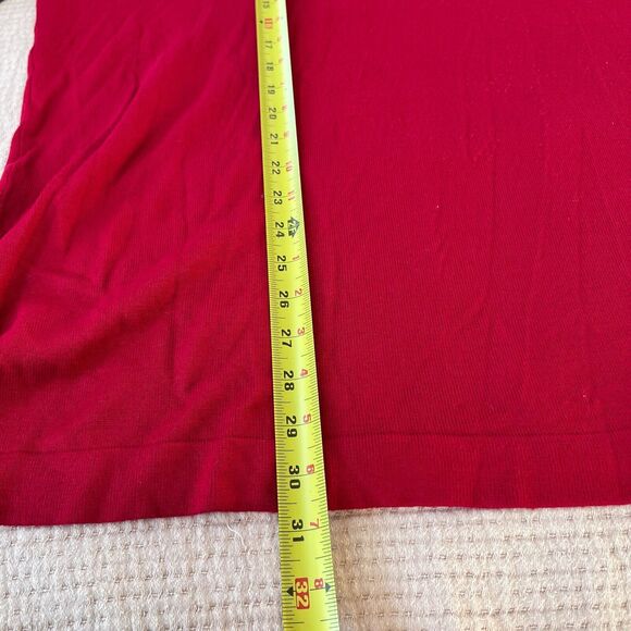 H Peterseim Maxi Turtleneck Sweaters Women Sz. Large Lot of 2 Red Gray Lagenlook - Picture 4 of 10